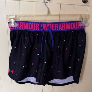 Under Armour shorts with Pink and Purple Trim
